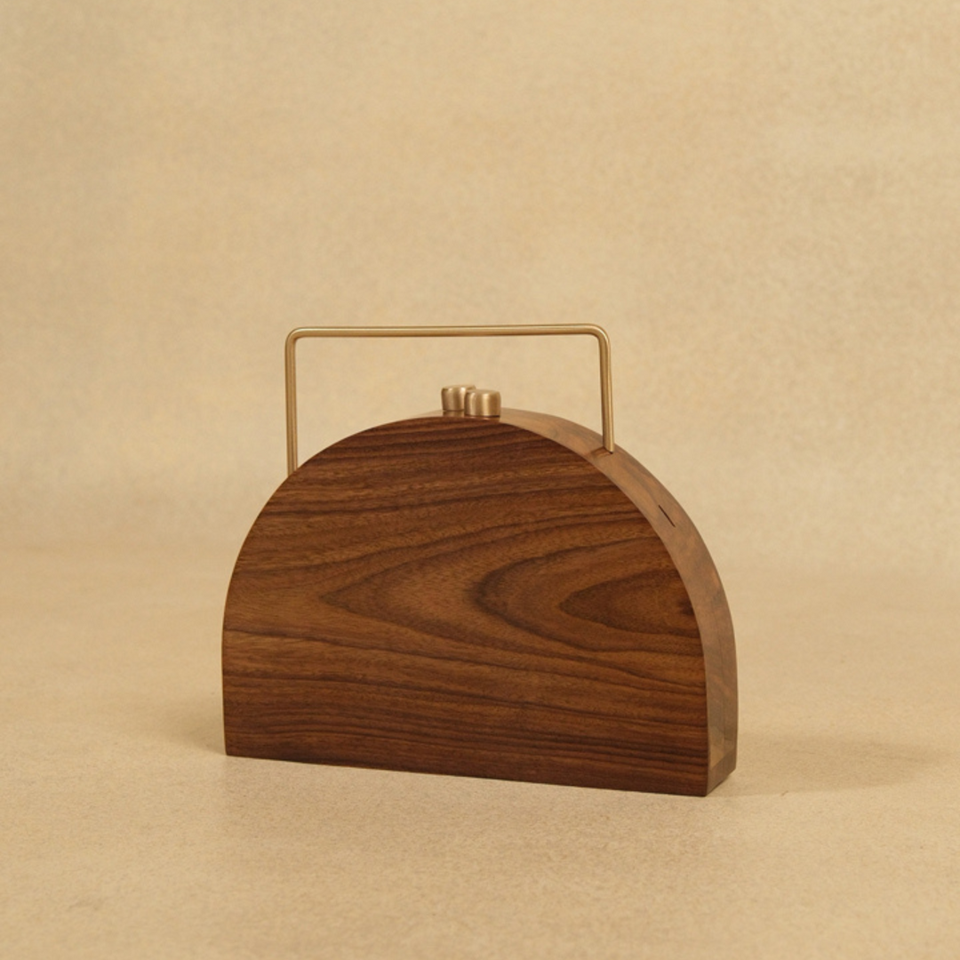 Wooden Evening Clutch