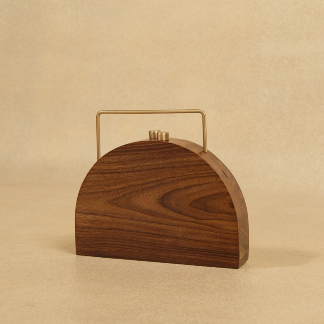 Clutch de noche de madera 