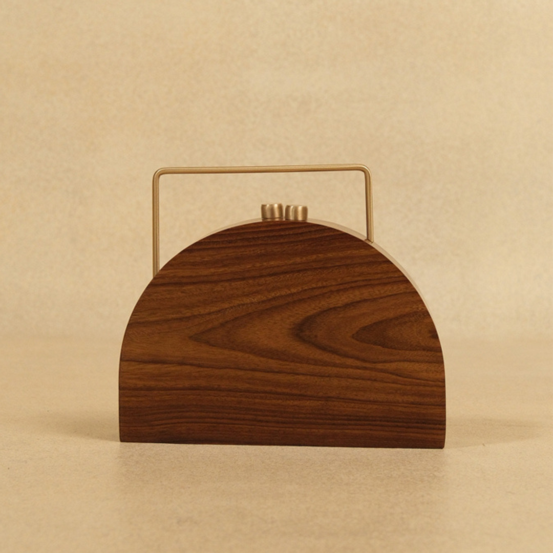 Clutch de noche de madera 