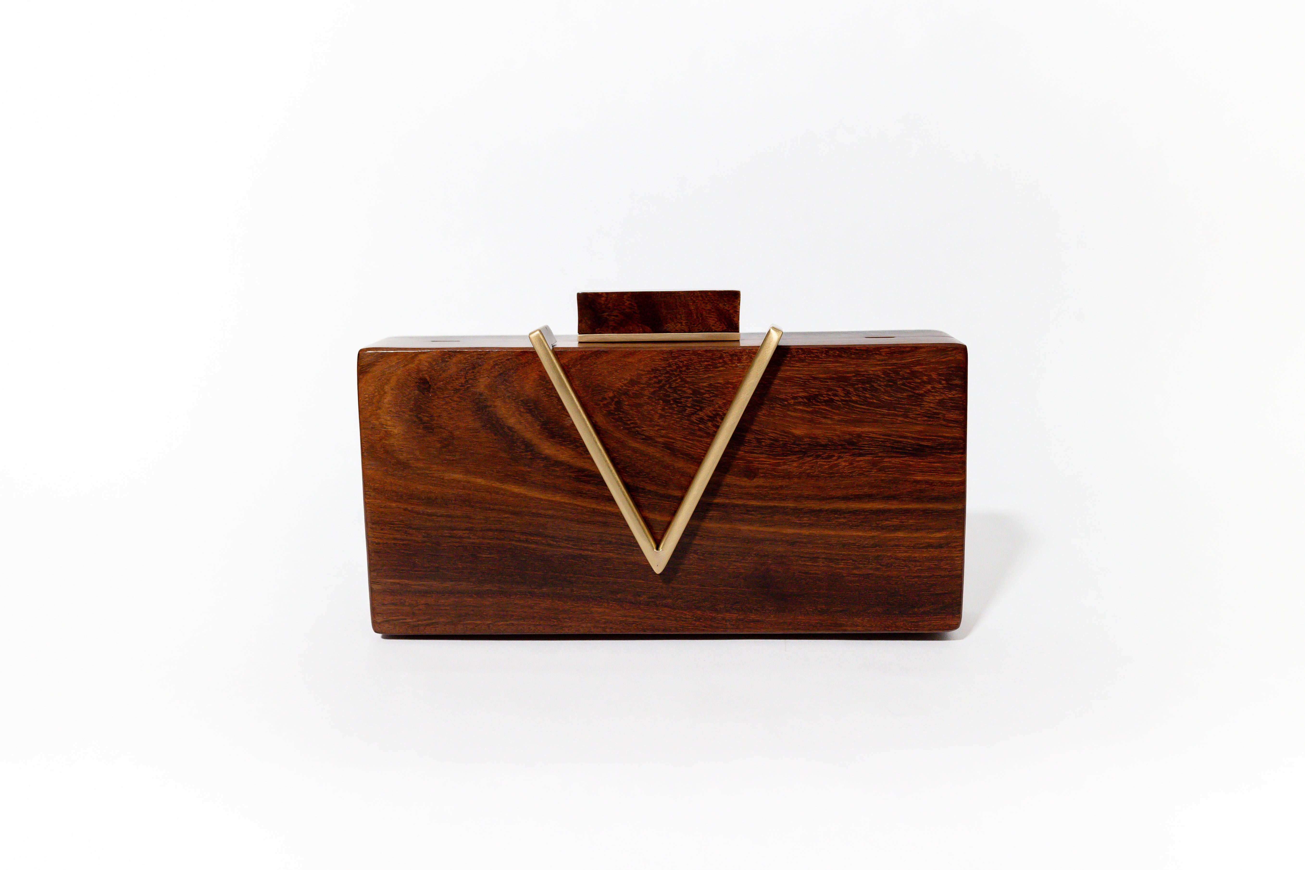 Classic V Wooden Clutch Auvre Lifestyle