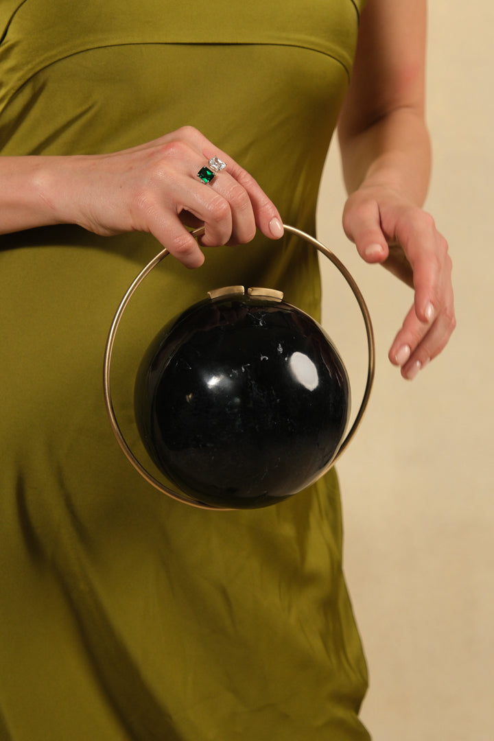 Midnight Orb Evening Clutch