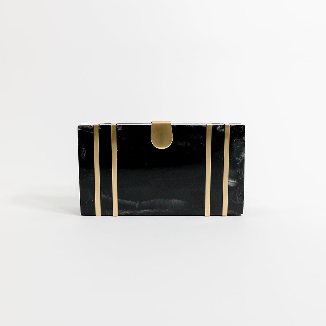 Onyx Opulent Clutch