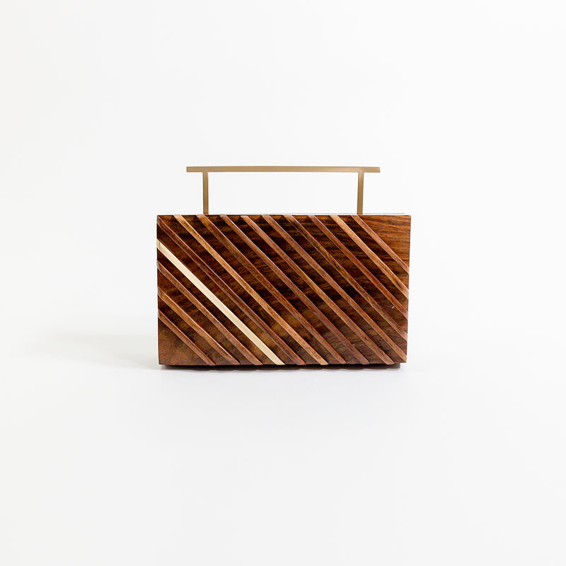 Clutch con borde reluciente