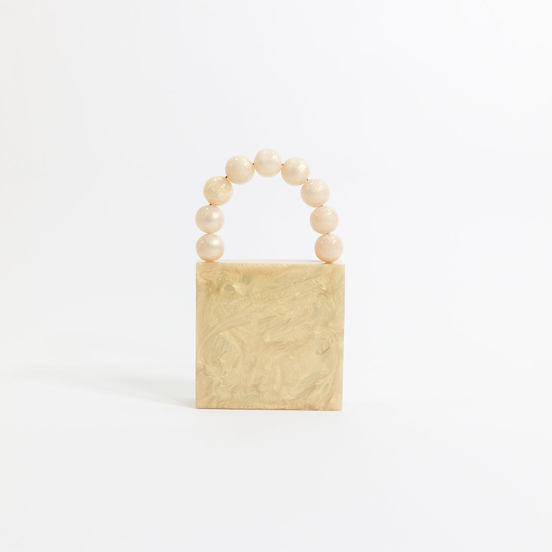 Golden Twinkling Mosaic Evening Clutch
