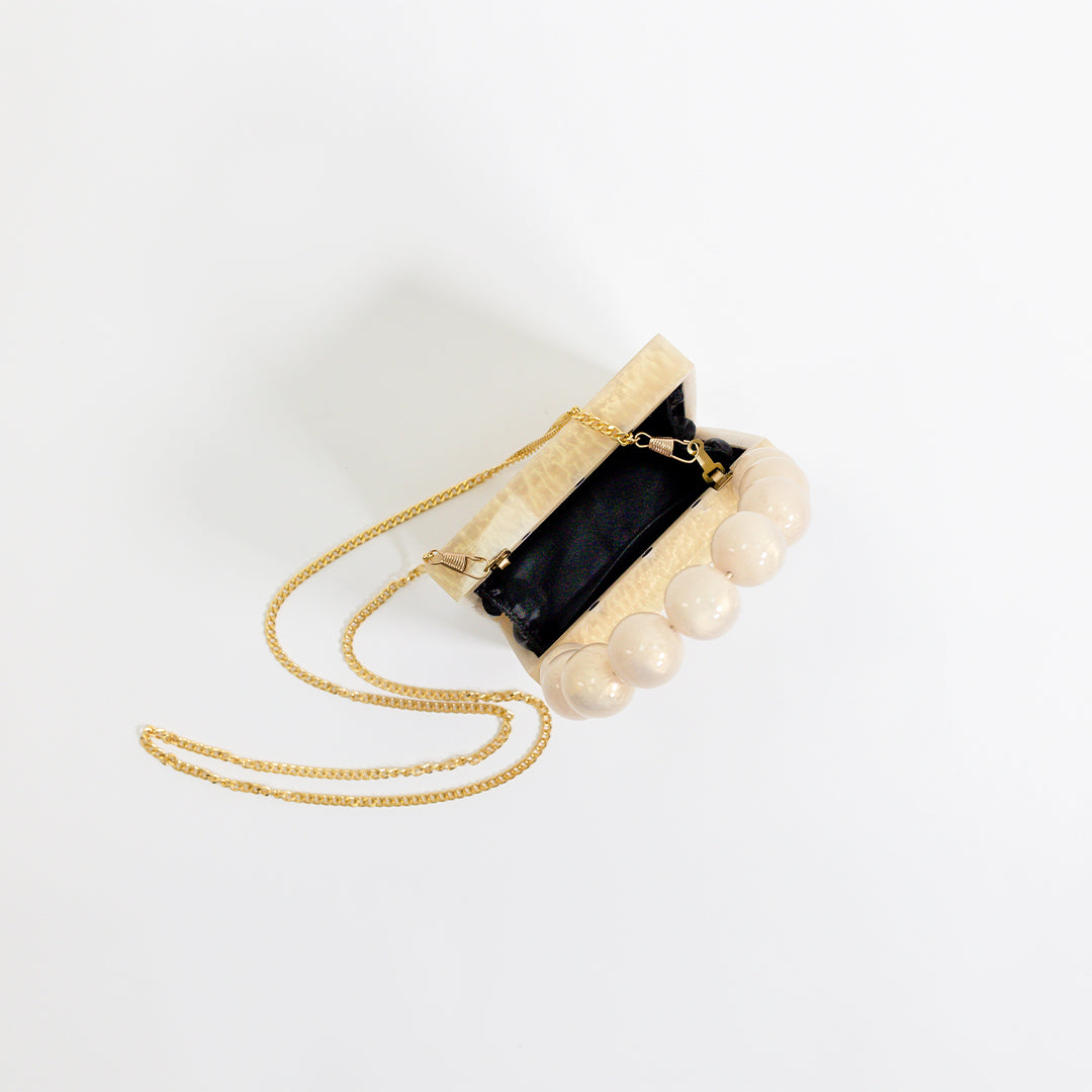 Golden Twinkling Mosaic Evening Clutch