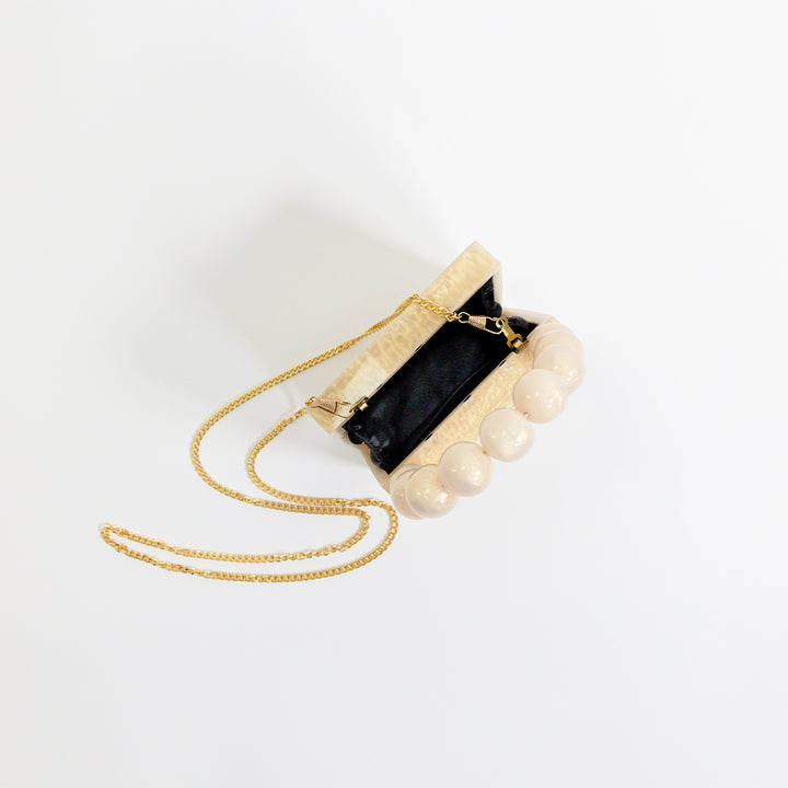 Golden Twinkling Mosaic Evening Clutch