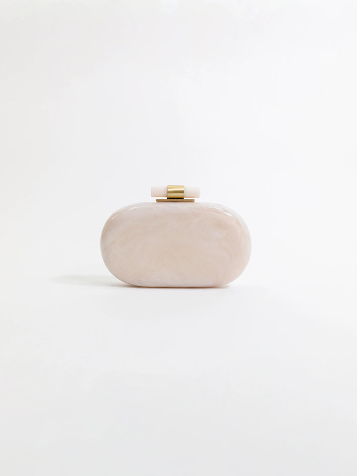 Pearl Ethereal Capsule Clutch