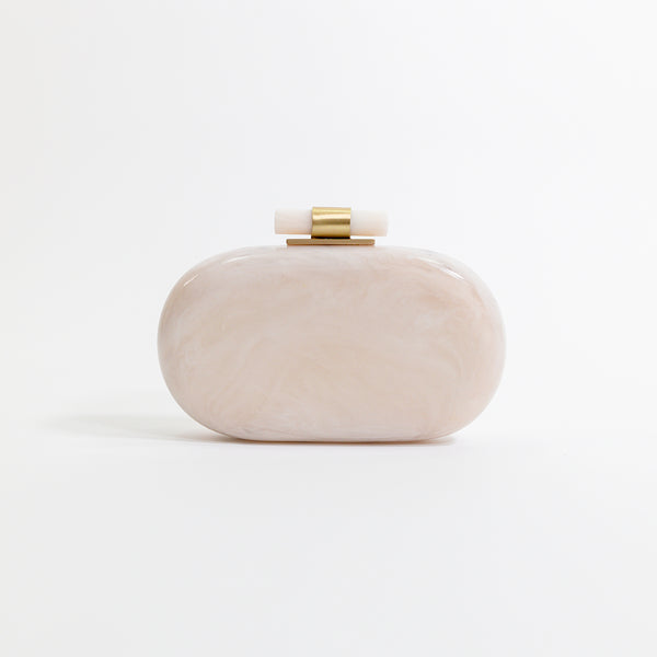 etheral capsule clutch - pearl