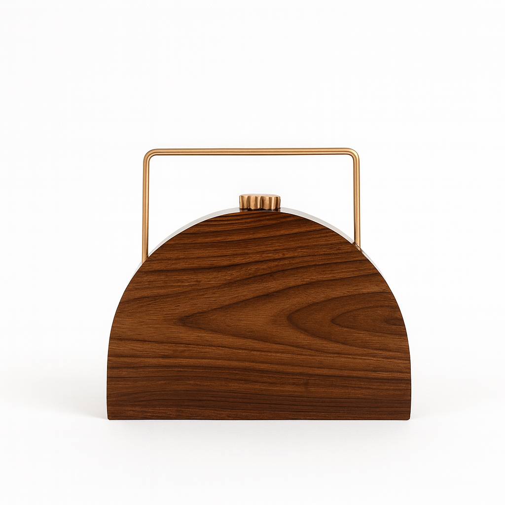 Clutch de noche de madera 