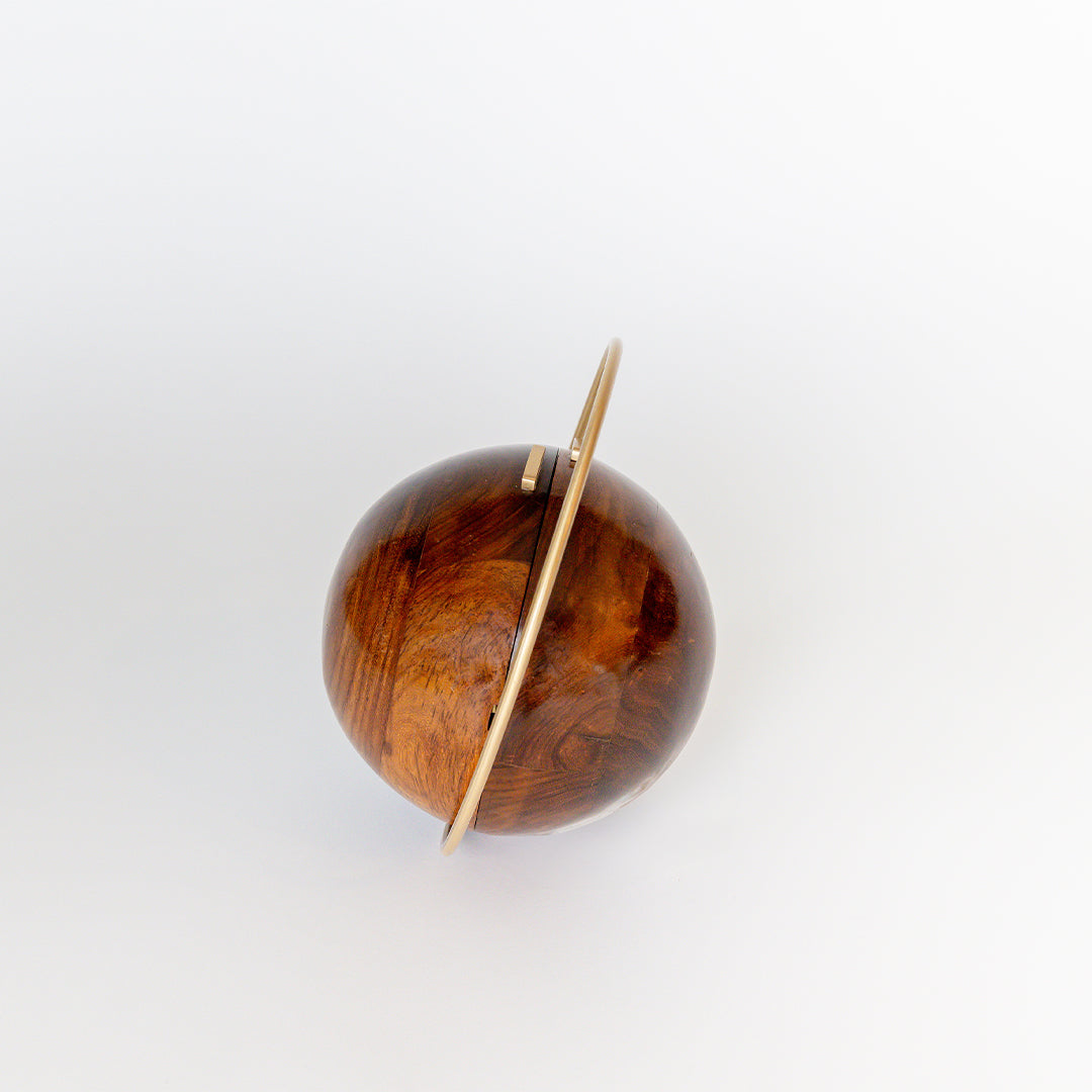 Wooden Orb Clutch