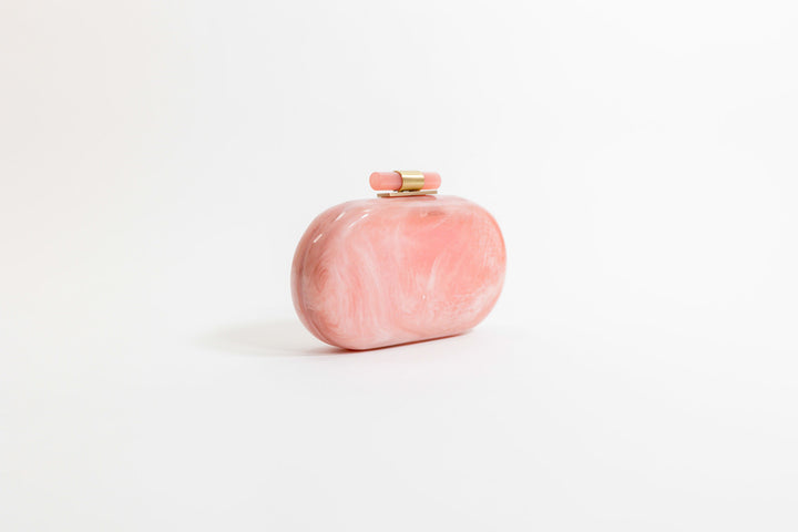 Ethereal Capsule Clutch - Peach