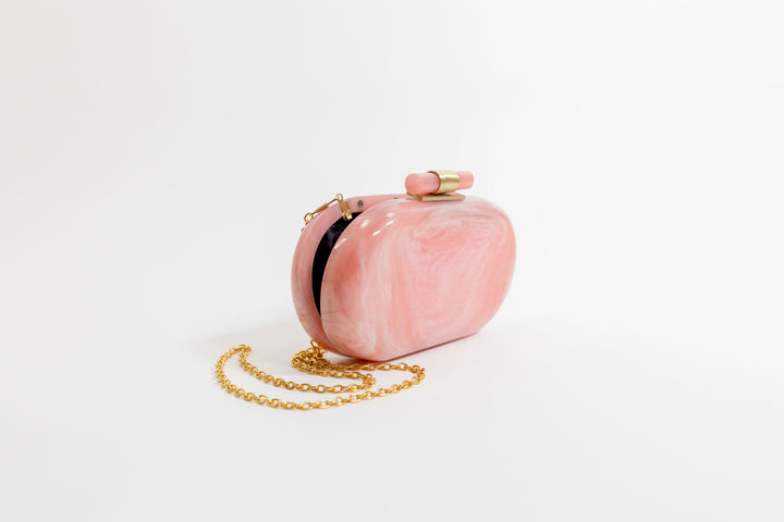 Ethereal Capsule Clutch - Peach
