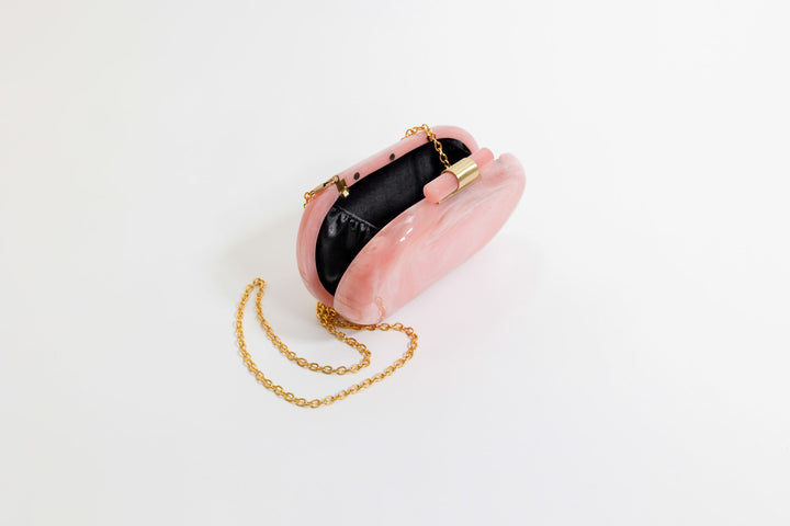 Ethereal Capsule Clutch - Peach