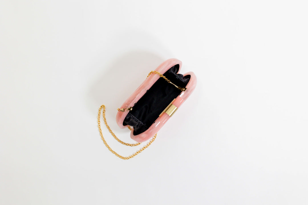 Ethereal Capsule Clutch - Peach