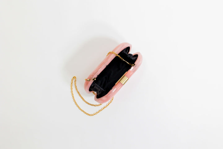 Ethereal Capsule Clutch - Peach