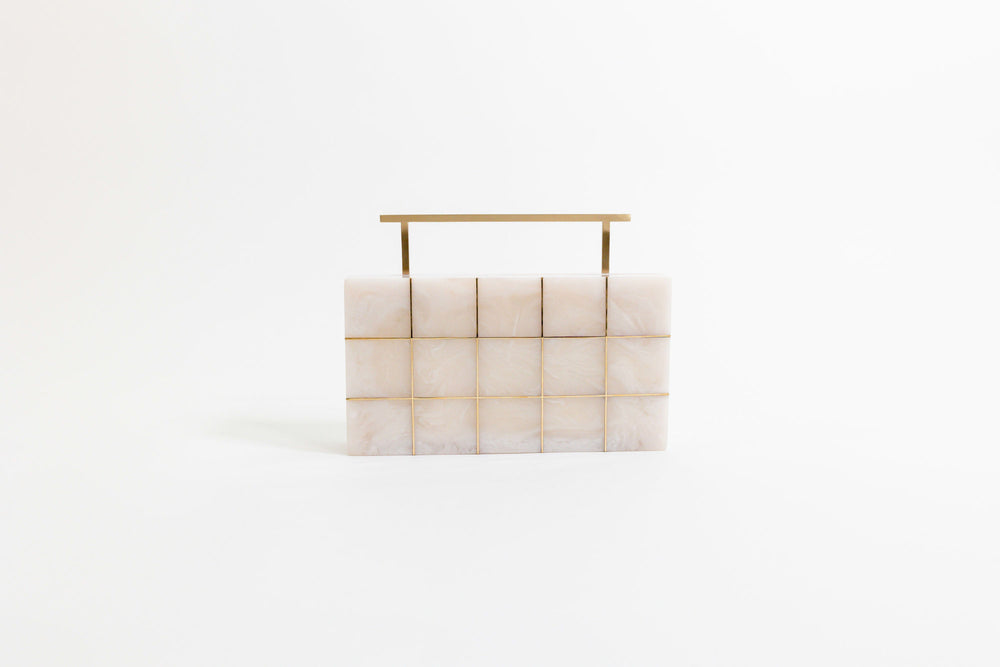 Clutch Cristalino - Perla