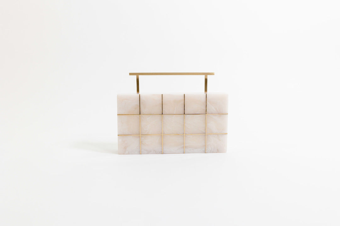 Pearl Crystalline Clutch